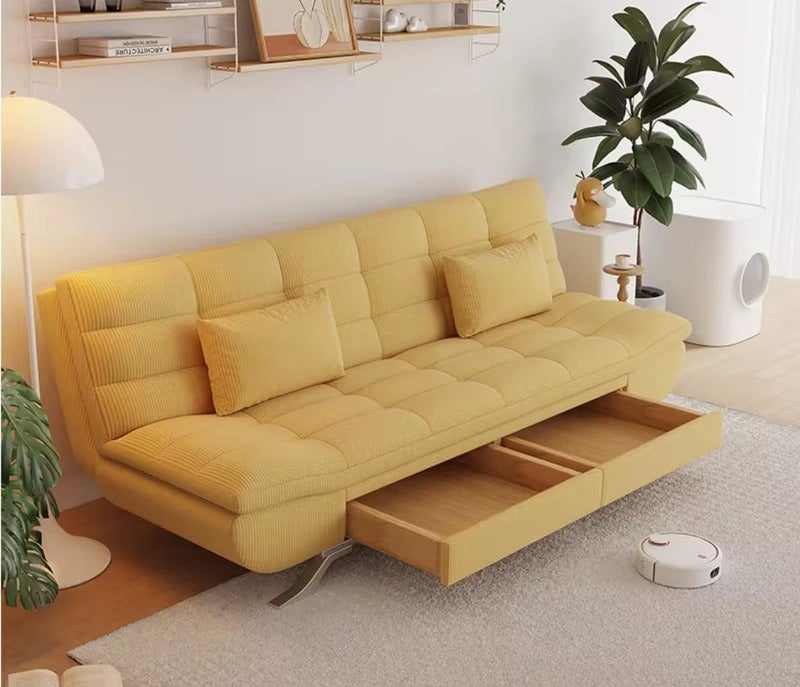 Cozy Homes Modern Convertible Sofa Bed with Storage - Image 1