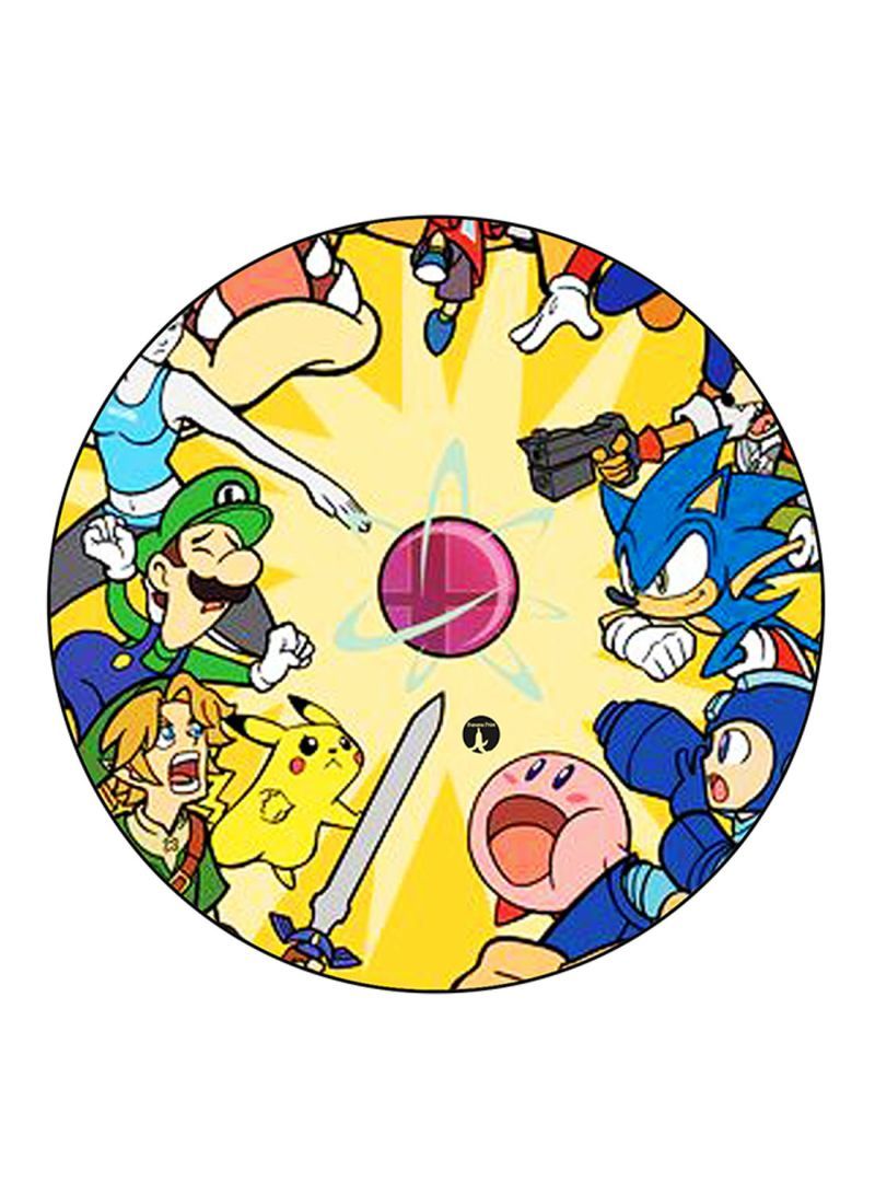 RKN The Video Game Super Smash Bros Printed Pin Multicolour - Image 2