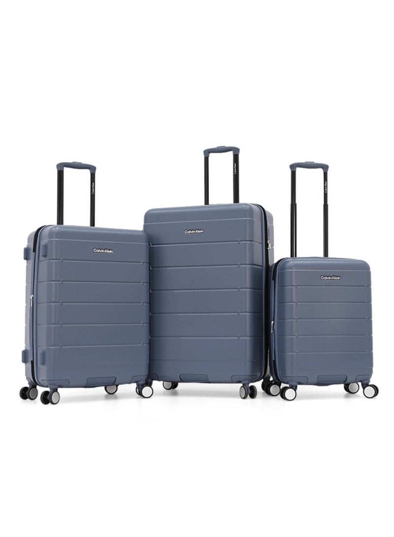 Calvin Klein 3-Piece Hardshell Luggage Set with Spinner Wheels, TSA Lock - Expandable Suitcase Trolley for Travel - Image 1