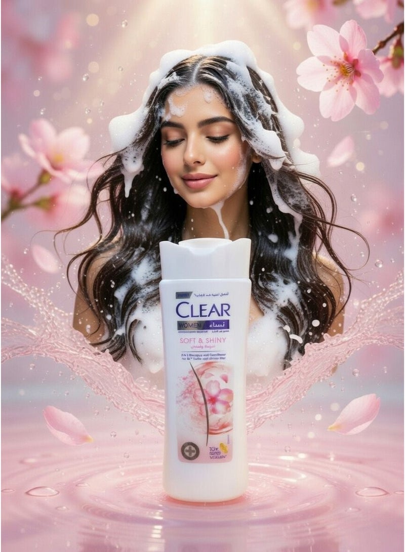 كلير شامبو للمرأة لشعر ناعم و لامع - 200 مل - Image 3