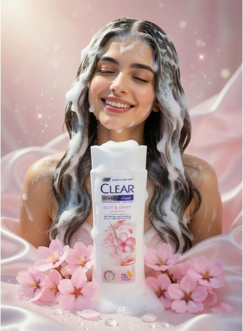 كلير شامبو للمرأة لشعر ناعم و لامع - 200 مل - Image 4