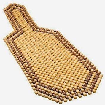 Voila Wooden Bead Seat Cover for Car Acupressure Design Universal Size Single - Image 5