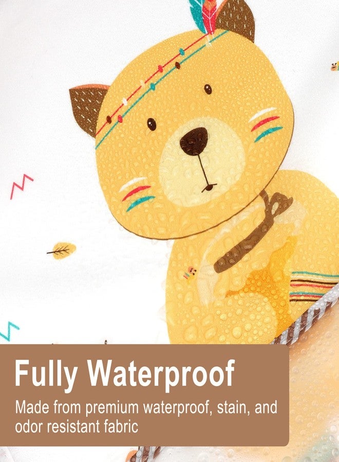 Accmor 4 Pack Long Sleeve Baby Bibs, Waterproof Sleeved Bibs Smock for Toddler Baby Girls Boys Eating Feeding - Image 4