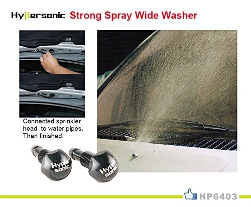 Hypersonic Universal Car Windshield Washer Sprayer 2Pcs Vehicle Nozzle - Image 3