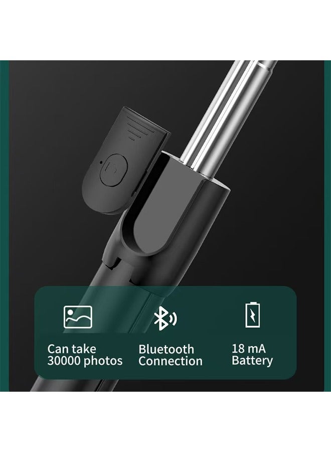 Selfie Stick, Bluetooth Selfie Stick Tripod, Extendable and Portable Selfie Stick with Detachable Wireless Remote & Stable Tripod Stand, Compatible with iPhone/Galaxy/Android etc.  - Image 2