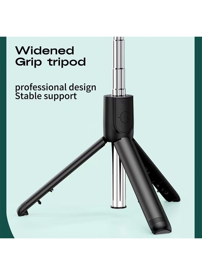 Selfie Stick, Bluetooth Selfie Stick Tripod, Extendable and Portable Selfie Stick with Detachable Wireless Remote & Stable Tripod Stand, Compatible with iPhone/Galaxy/Android etc.  - Image 3