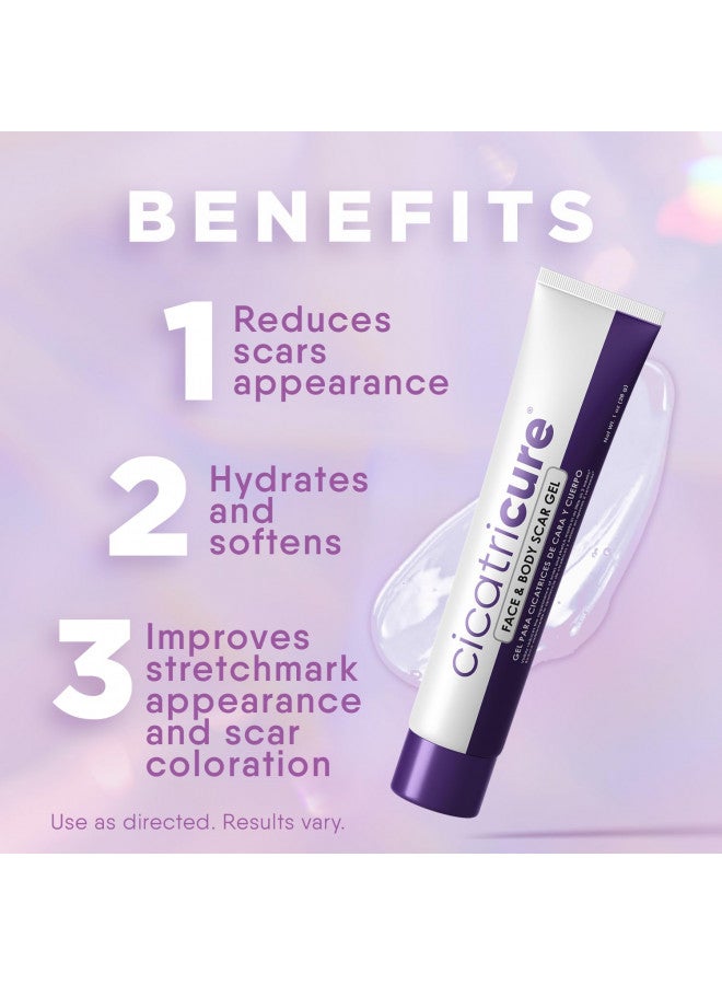 CICATRICURE Cicatricure Face & Body Scar Gel, Scar Treatment for Old & New Scars, Stretch Marks, Surgery, Injuries, Burns and Acne Scar Treatment, 1 Ounce - Image 2