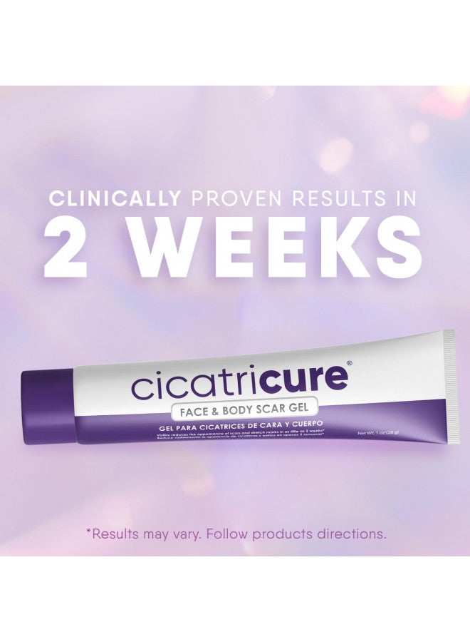 CICATRICURE Cicatricure Face & Body Scar Gel, Scar Treatment for Old & New Scars, Stretch Marks, Surgery, Injuries, Burns and Acne Scar Treatment, 1 Ounce - Image 3