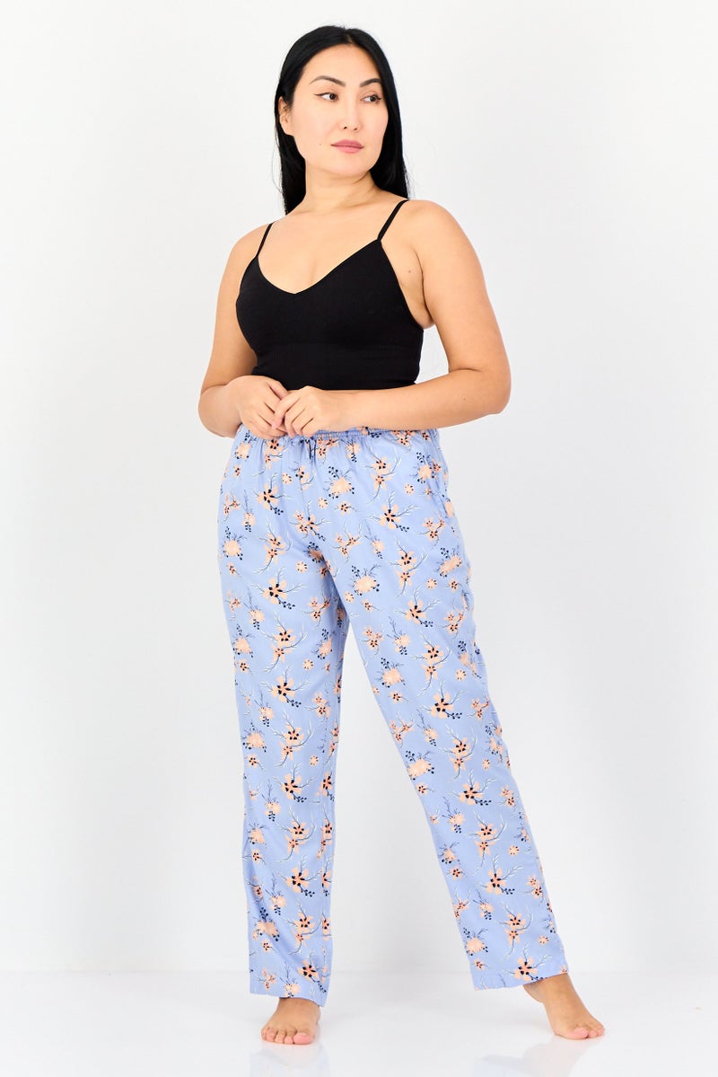 zivame سروال بيجاما مزخرف بنقشة زهور للنساء، متعدد الألوان - Image 3
