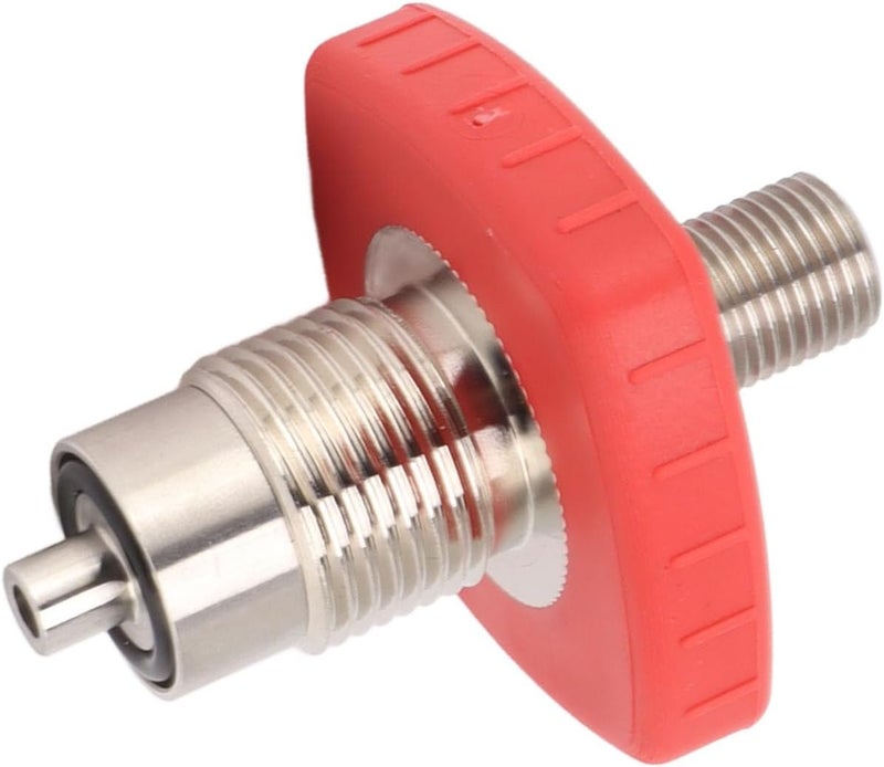 CO2 ector, less Steel /8 to 1/4 Bspp ector, Red CO2 Fil Bottle with Polished for Cylinder Replacement, - Image 5