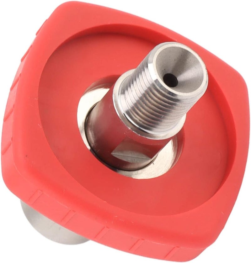 CO2 ector, less Steel /8 to 1/4 Bspp ector, Red CO2 Fil Bottle with Polished for Cylinder Replacement, - Image 2