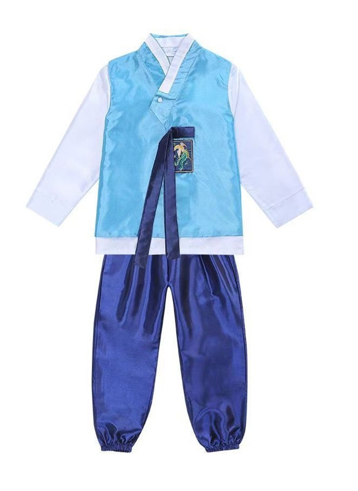 ال_اوياما الأطفال HANBOK الأزياء الكورية التقليدية طفل رضيع الملابس الآسيوية ملابس الرجعية الزي الأطفال الأطفال الأداء العرقي الأداء cosplay حفلة  - Image 5