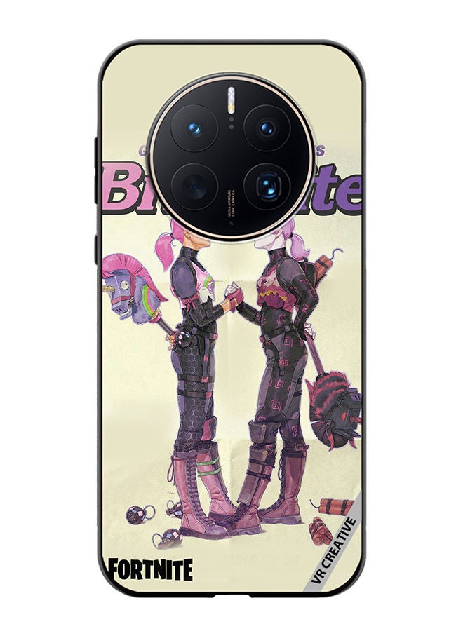 VR CREATIVE Protective Case Cover For Huawei Mate 50 Pro Bright Bomber Design Multicolour - Image 1