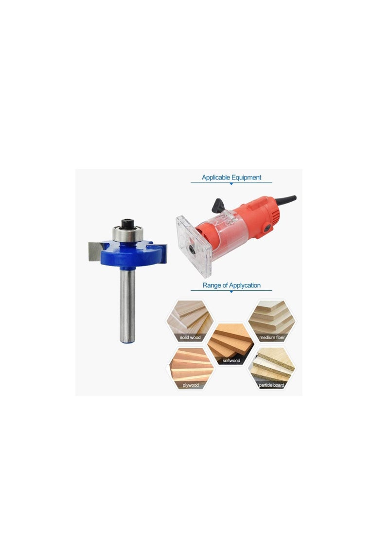 35PCS 6.35mm Handle Wood Router Bit Set