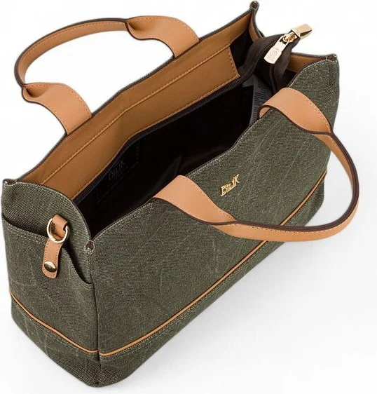 Bilik Deri Bilik Leather Khaki Women's Shoulder Bag Mambo