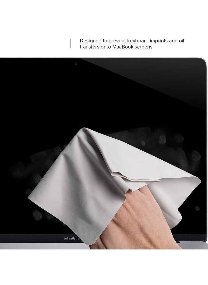 2 Pack Keyboard Protector Cloth for MacBook, Keyboard Dust Cloth, Laptop Screen Keyboard Imprint Protection Microfiber Liner and Cleaning Cloth, Compatible with MacBook Pro 14"" and 16"" (2)