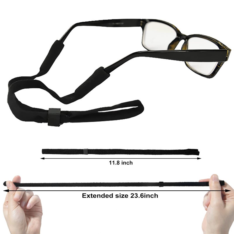 Besslly 10 Pack Glasses Strap Adjustable Glasses Lanyard Eye Glasses String Straps Sports Sunglasses Holder Eyewear Retainer for Men Women - Image 2