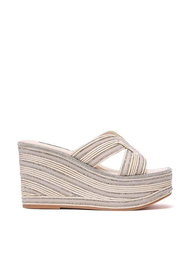 Justice Ivory Women's Wedge Sandals