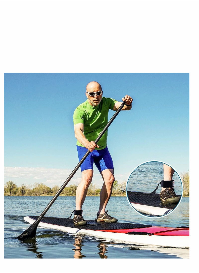 Y&D - 2 Pieces Surf Board Leashes Coiled Leash SUP Rope Paddle Surfboard Surfing Leg Straps Stay on Ankle Strap Sup Accessory for - Image 1