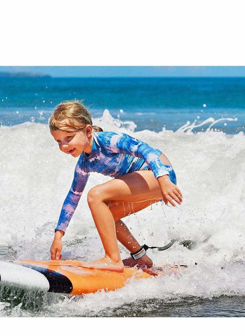 Y&D - 2 Pieces Surf Board Leashes Coiled Leash SUP Rope Paddle Surfboard Surfing Leg Straps Stay on Ankle Strap Sup Accessory for - Image 1
