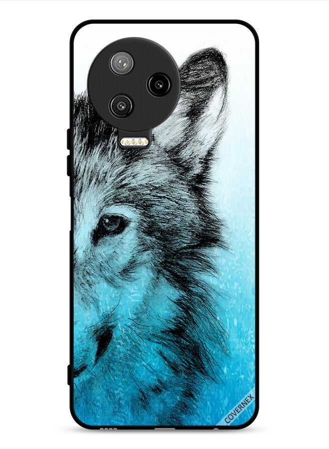 Covernex Infinix Note 12 Pro 4G Protective Case Cover Half Wolf Face - Image 1
