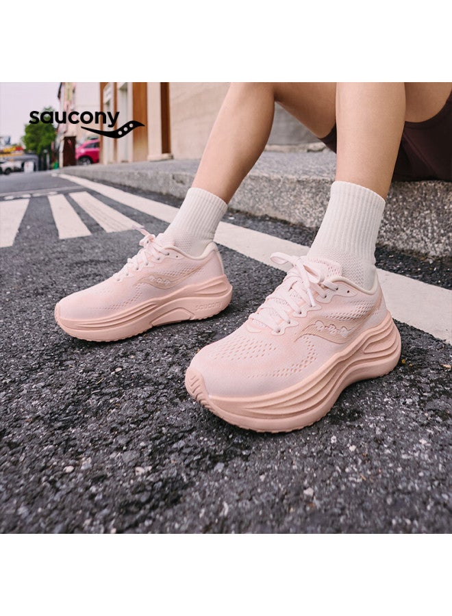 Saucony Phoenix Inferno 5 Cushioning Rebound Comfortable Running Shoes Light Pink Size 38.5 - Image 4