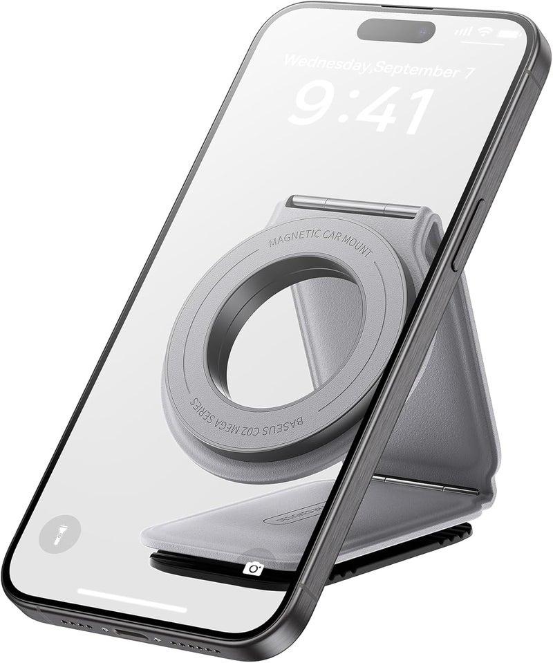 Baseus PrimeTrip Series C02 Mega Magnetic Car Mount Stick-on Version Frosted Gray - Image 2