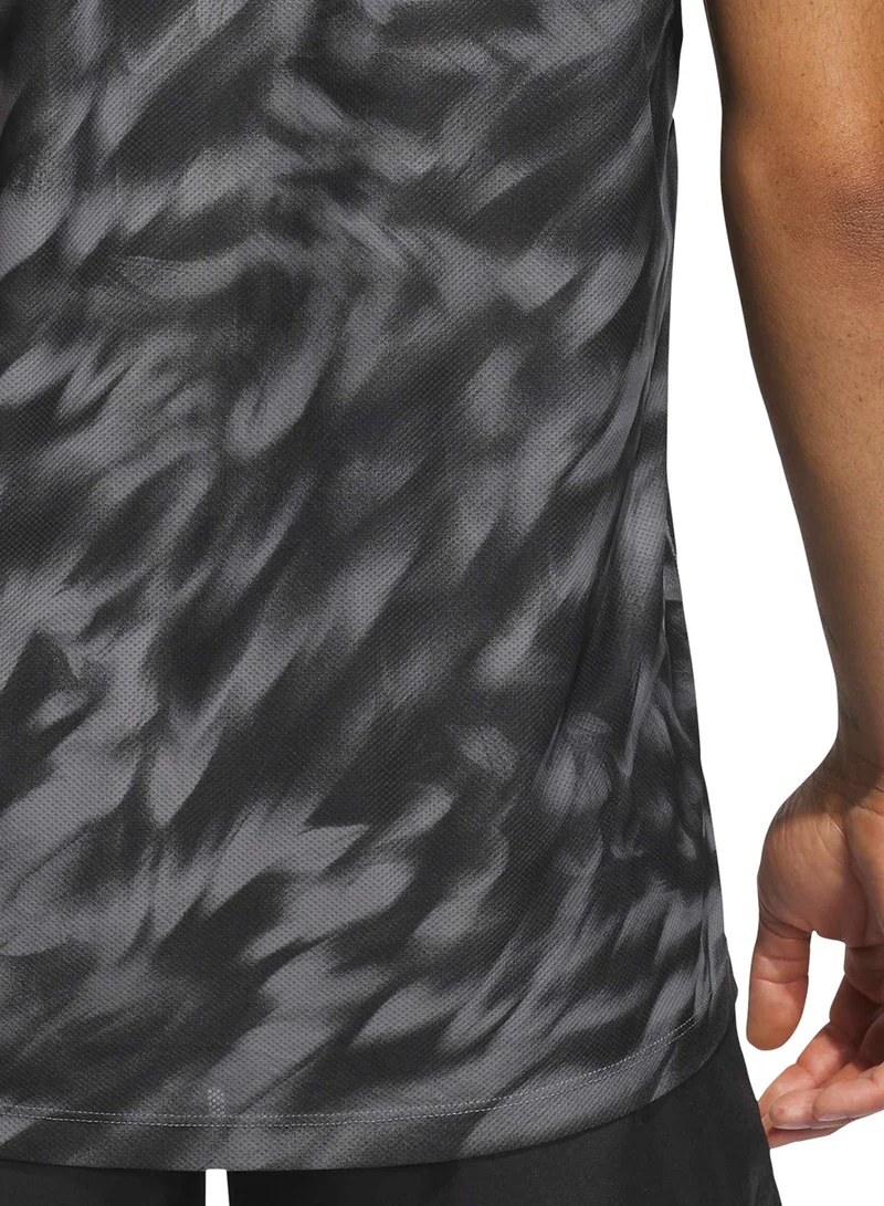 Adidas Own The Run Allover Printed T-Shirt