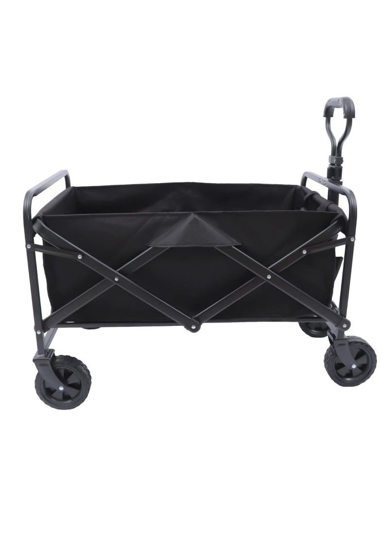 Yuwell Garden Cart Camping Wagon Foldable, Shopping Trolleys Utility Outdoor Wagon Collapsible Garden Camping Picnic Cart  74X47X12.70CM  - Image 1