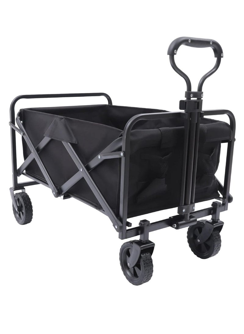 Yuwell Garden Cart Camping Wagon Foldable, Shopping Trolleys Utility Outdoor Wagon Collapsible Garden Camping Picnic Cart  74X47X12.70CM  - Image 3