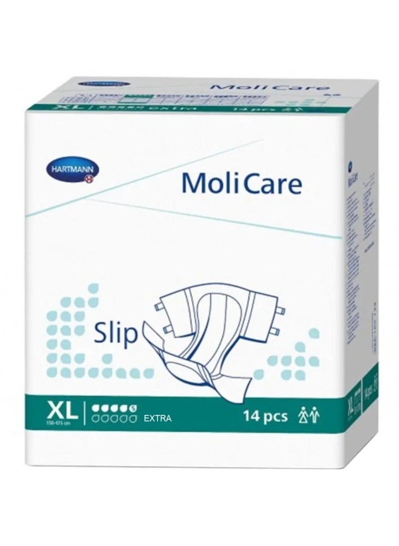 Molicare Premium Extra Plus Slip XL Adult Diaper 14 Pcs Pack  - Image 1