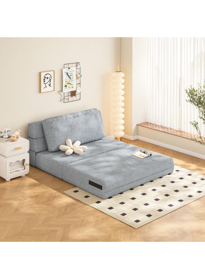 Castlery 3-in-1 Sofa Bed - 120cm Foldable Convertible Sofa Chair for Sitting, Lounging & Sleeping, High-Density Foam with Cushion for Supreme Comfort, Pull Out Bed Lounge for Living Room & Bedroom Home furniture - Image 2