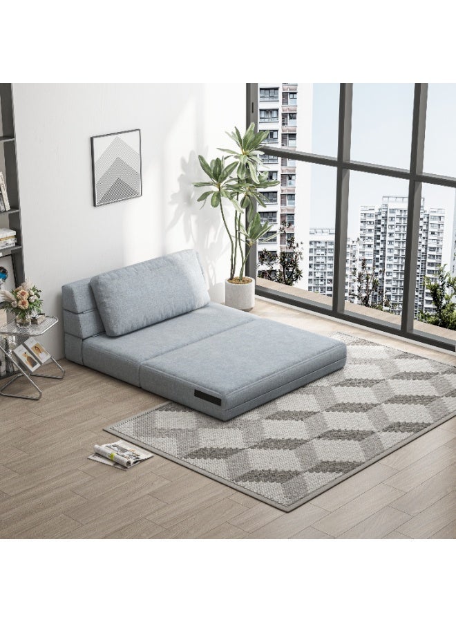 Castlery 3-in-1 Sofa Bed - 120cm Foldable Convertible Sofa Chair for Sitting, Lounging & Sleeping, High-Density Foam with Cushion for Supreme Comfort, Pull Out Bed Lounge for Living Room & Bedroom Home furniture - Image 5