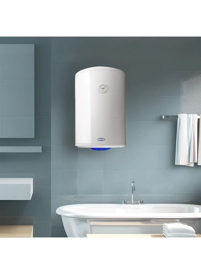 Ocean SVO 80 CE, Electric Water Heater, 80 Liters, Titanium Tank, 1500 Watts, White - Image 2