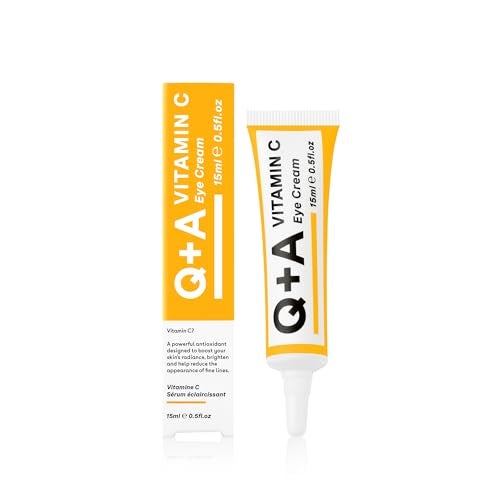 Q+A Eye Cream, a blend of Cherry Extract, and Glycogen, to reinvigorate delicate skin, delivering an essential hit of moisture, 15ml - Image 1