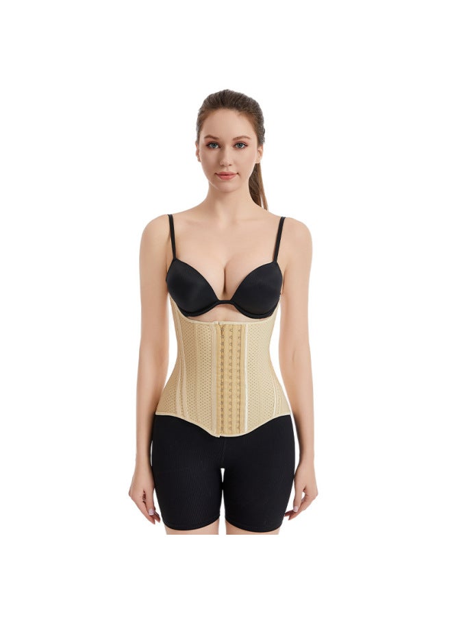 Summer Skin Color Latex Back Waistband Tight Belly Belt Sports Waist Seal Waist Protection Body Manager