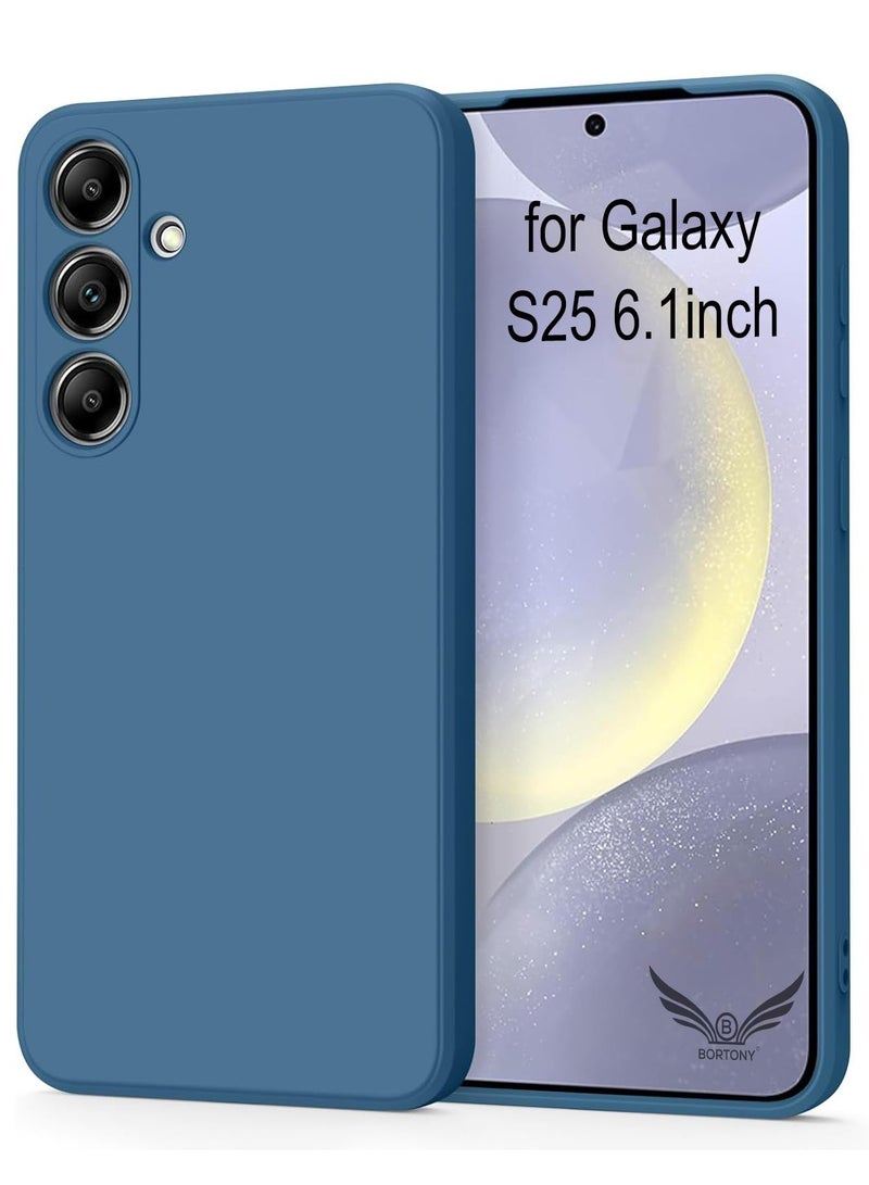 BORTONY Samsung Galaxy S25 Case Liquid Silicone Gel Rubber Anti Scratch Galaxy S25 Cover Shockproof Protective Case for Samsung Galaxy S25 6.1 Inch - Image 1