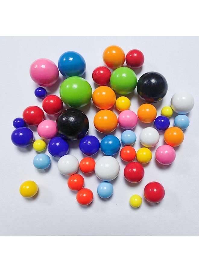 Paint Color Solid Stainless Steel Beads Iron Beads Toy Maze Colorful Steel Beads Specifications 4mm-16mm-Specifications:7mm Mixed Color Iron Beads - Image 5