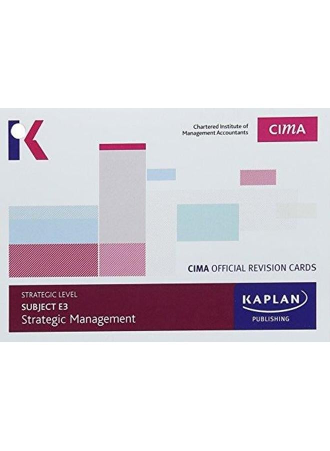 E3 STRATEGIC MANAGEMENT - REVISION CARDS 