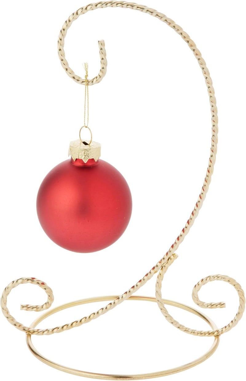 Bard's Twisted Gold-toned Ornament Stand, Small, 7" H x 5.125" W x 5.125" D - Image 2