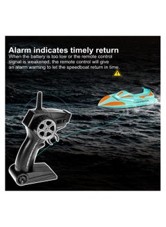 Cool Baby COOLBABY High Speed Remote Control Speedboat 2.4G Water Remote Control Toy Double Propeller Kids Wireless Electric Remote Control Boat  - Image 4