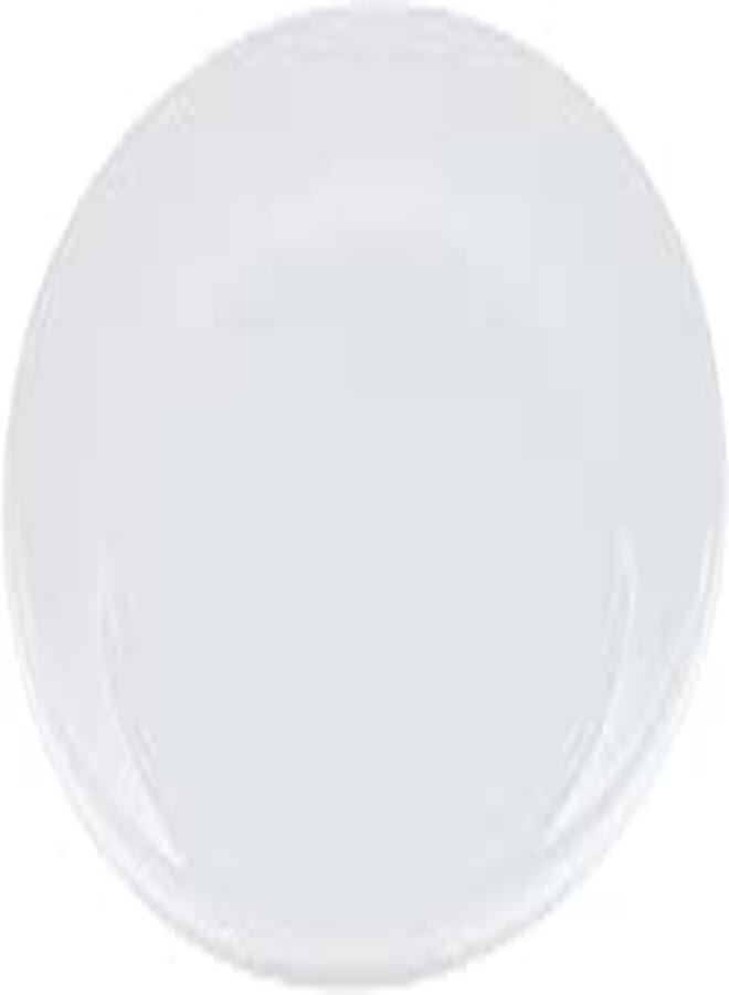 رويال بورسلين طبق بورسلين دائري من رويال بورسلين، 27 × 27 سم - أبيض