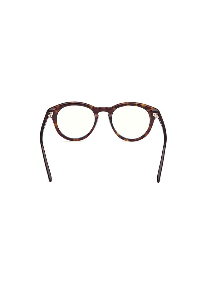 TOM FORD Men's Round Eyeglass Frames Dark Havana TOMFORD FT5940-B05249 49 mm - Image 4
