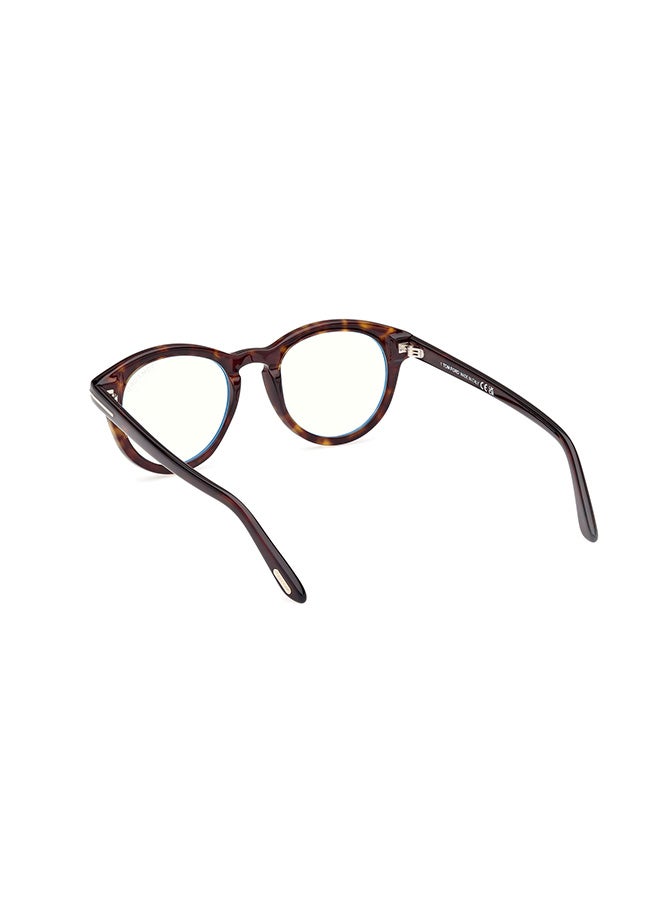 TOM FORD Men's Round Eyeglass Frames Dark Havana TOMFORD FT5940-B05249 49 mm - Image 3