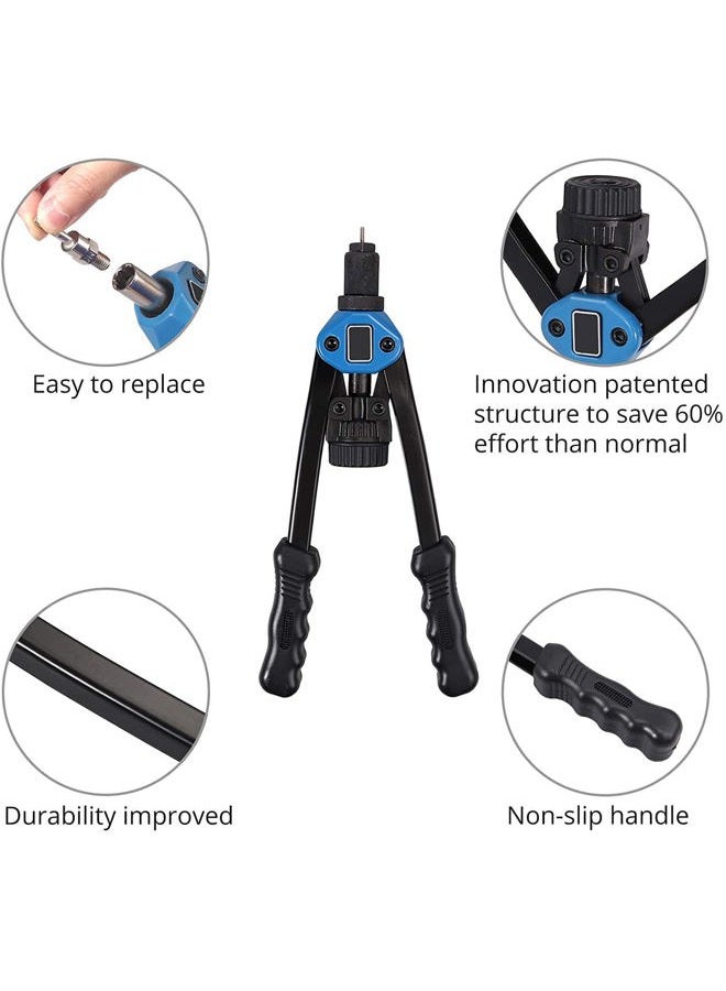 LSLANSOON Rivet Nut Tool Set, 13” Rivnut Tool Kit with 11 Metric and SAE Mandrels, 150Pcs Rivet nut Assortment Kit, and Rugged Carrying Case - Image 5