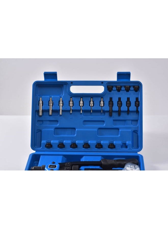 LSLANSOON Rivet Nut Tool Set, 13” Rivnut Tool Kit with 11 Metric and SAE Mandrels, 150Pcs Rivet nut Assortment Kit, and Rugged Carrying Case - Image 4