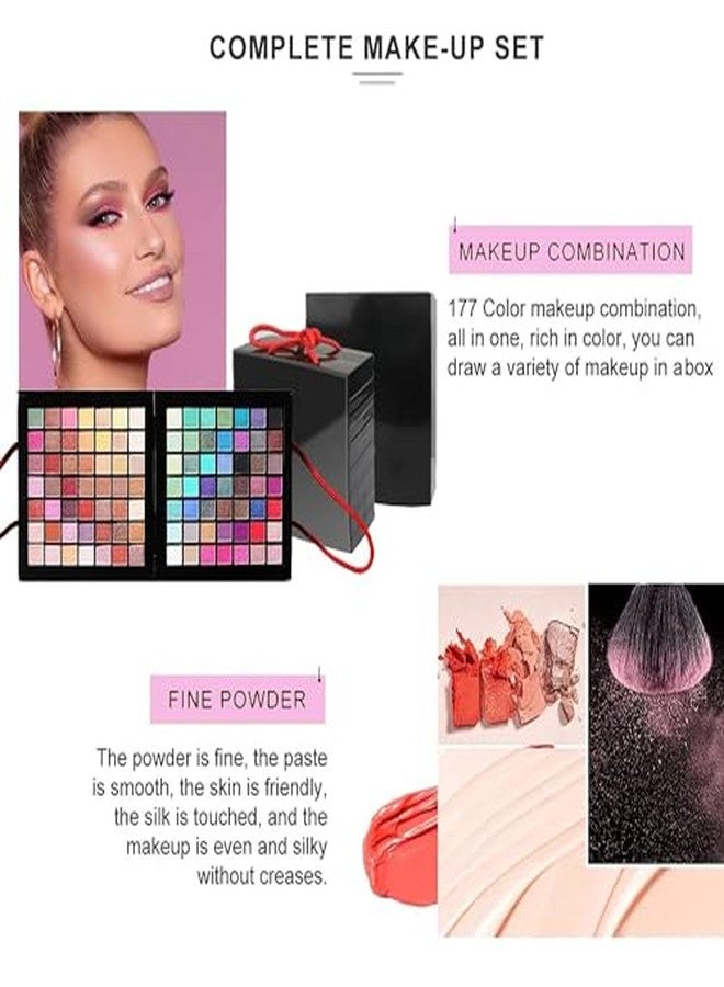 Make up for Life Professional 177 Color Eyeshadow Palette Blush Lip Gloss Makeup Beauty Cosmetic Set Kit - Image 5
