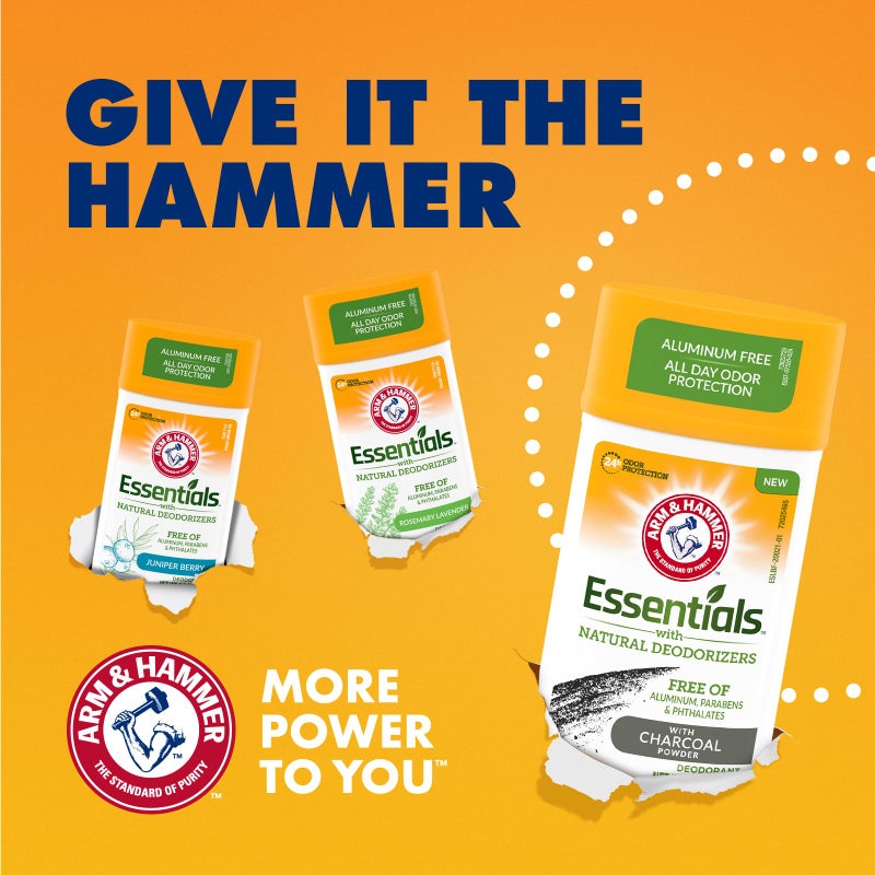 Arm & Hammer Essentials Charcoal Deodorant 4-Pack - Image 4