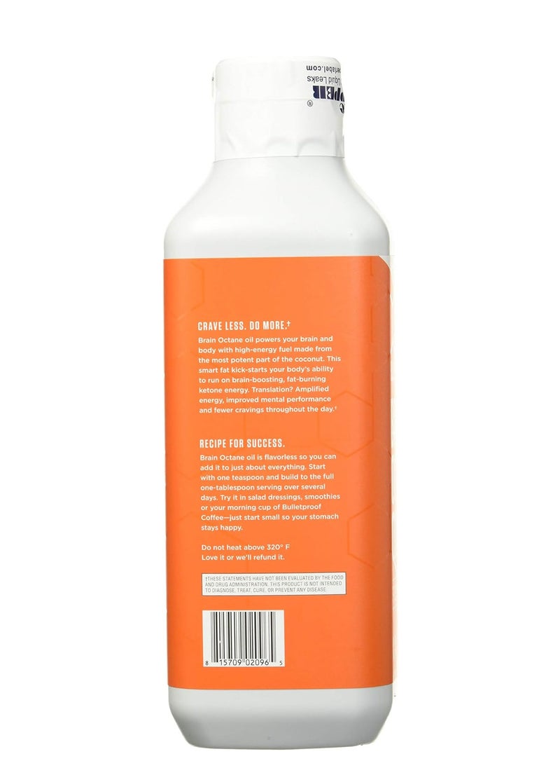 Bulletproof - Brain Octane C8 MCT Oil, 32 Ounces, Keto Supplement for Sustained Energy and Fewer Cravings - Image 1