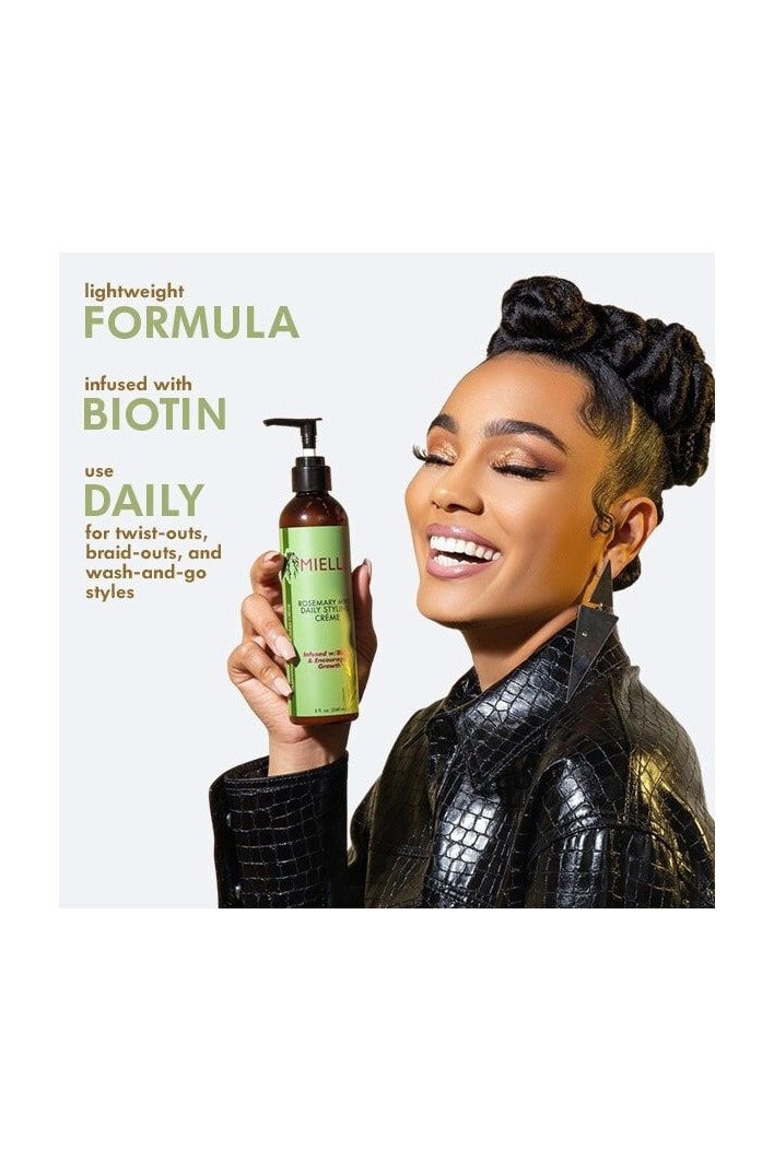 زيت ميلي اكليل الجبل كريم تصفيف يومي  لمعان وتغذيه هيشان اقل مناسب للنساء والرجال  اصلي 240مل - Image 2